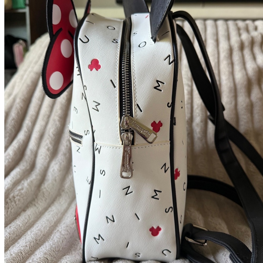 Rare Loungefly Disney Minnie Mouse Scattered Letters Mini Backpack BoxLunch HTF - Picture 9 of 10
